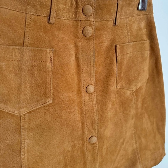 Vintage Real Suede Skirt - XS - Picture 2 of 6